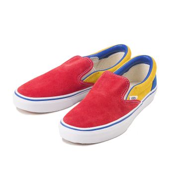【VANS】 ヴァンズ SLIP ON スリッポン V98SCL VG 15FA RED/YEL/BLU 9(27)