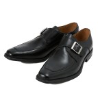 【STEFANO ROSSI】 ステファノロッシ ビジネスシューズ U-TIP MONK2 ユーチップモンク2 SR01392 BLACK 11(29)