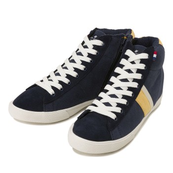 レディース 【HAWKINS】 ホーキンス インヒールスニーカー JENNI HW50083T NAVY/YELLOW 7H(24.5)