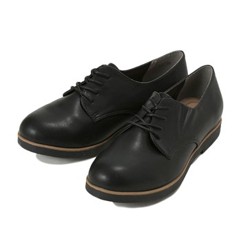 レディース 【NUOVO】 ヌオーヴォ トラッドシューズ PLAIN OXFORD 3 プレーンオックスフォード NC30130 BLACK XL(24.5-25)