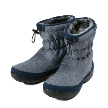 レディース 【HAWKINS】 ホーキンス 防水スノーブーツ BERTA 4 HW90086 NAVY XL(24.5-25)