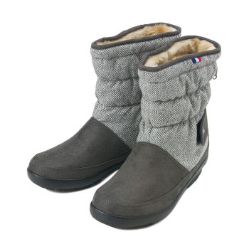 レディース 【LE COQ】 ルコック スノーブーツ LOURDES MID 2 ルールド MID 2 QFM-5403GR GRY 23