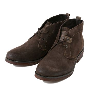 【STEFANO ROSSI】 ステファノロッシ レザーブーツ CHUKKA チャッカ SR07100 S/D.BROWN 44(28)