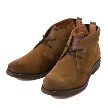 【STEFANO ROSSI】 ステファノロッシ レザーブーツ CHUKKA チャッカ SR07100 S/L.BROWN 45(28.5-29)