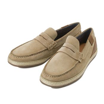 【STEFANO ROSSI】 ステファノロッシ JUTE LOAFER ジュート ローファー SR07110 S/BEIGE 45(28.5-29)