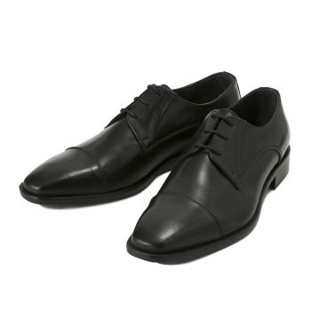 【G.C.MORELLI】 ジャンカルロモレリ ドレスシューズ S-TIP ストレートチップ 385 NERO 45(28.5-29)