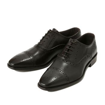 【G.C.MORELLI】 ジャンカルロモレリ ドレスシューズ SEMI BROGUE セミブローグ 913 T.MORO 43(27.5)