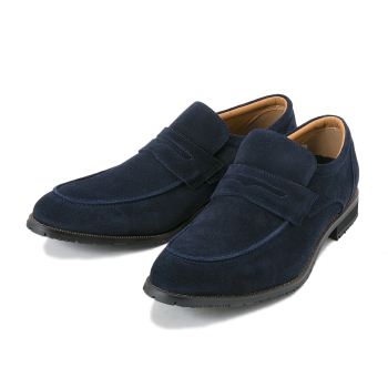 【a.v.v HOMME】 ビジネスカジュアルシューズ MENS PENNY LOAFERS SHOES ペニー ローファー シューズ AV-8054 15FA ネイビー 26.5