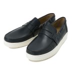 【GIANNI SIMONE】 ジャンニ・シモーネ SLIP-ON スリッポン 4770 VITELLO BLUE 44(28)