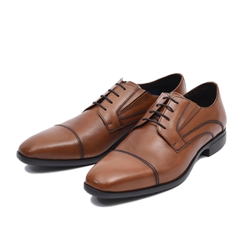 【HAWKINS】 ホーキンス 通気性ビジネスシューズ HP COOL5 S-TIP プレミアムクール ストレートチップ HB70056 CUOIO 10(28)