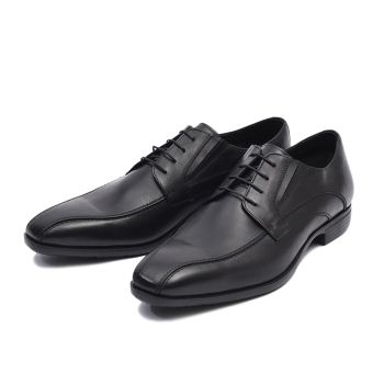 【HAWKINS】 ホーキンス 通気性ビジネスシューズ HP COOL5 SWIRL プレミアムクール スワール HB70057 NERO 10(28)