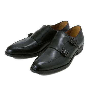 【G.C.MORELLI】 ジャンカルロモレリ ドレスシューズ D-MONK ダブルモンク GM01270 NERO 42(26.5-27)