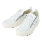 【BAGATTO】 バガット ZIP SLIP-ON ジップ スリッポン 1770 BIANCO 43(27.5)