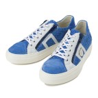 【BAGATTO】 バガット WOVEN LACE UP ウーヴン レースアップ スニーカー 1978 BLUE 42(26.5-27)