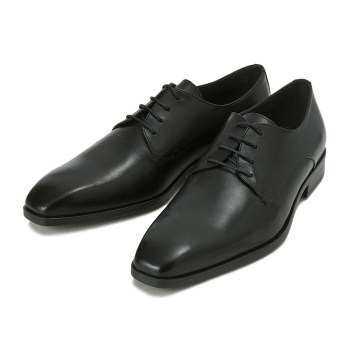 【STEFANO ROSSI】 ステファノロッシ ビジネスシューズ PLAIN TOE プレーントゥ SR01408 NERO 44(28)