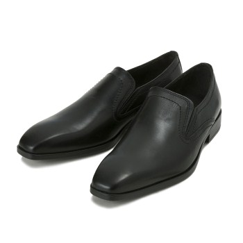 【STEFANO ROSSI】 ステファノロッシ ビジネスシューズ SLIP-ON スリッポン SR01410 NERO 41(26)