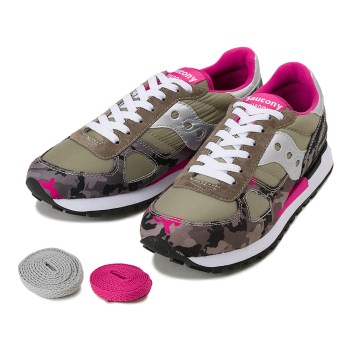 レディース 【SAUCONY】 サッカニー SHADOW ORIGINAL シャドウ オリジナル S60237-2 GRN/PNK/CAMO 9(25.5)