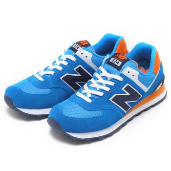 【NEW BALANCE】 ニューバランス ML574CPS 16SS ABC-MART限定 *BL/ORANGE(CPS) 26.5