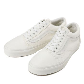 【VANS】 ヴァンズ OLD SKOOL オールドスクール VN0003Z6IM9 16SP BLANC/BLANC 7(25)