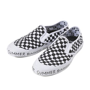 【VANS】 ヴァンズ SLIP-ON SF スリッポン サーフ VN00019SIK0 16SP (SUMM BUMM)CHK 8(24.5)