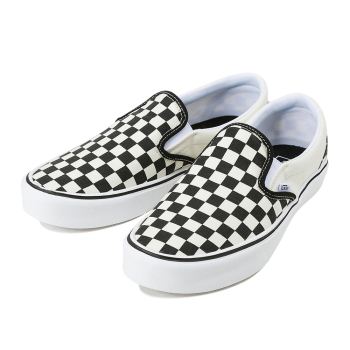 【VANS】 ヴァンズ SLIP-ON LITE+ スリッポン ライト+ VN0004PEIB8 16SP (CHK)BLK/CLA WH 10H(28.5)