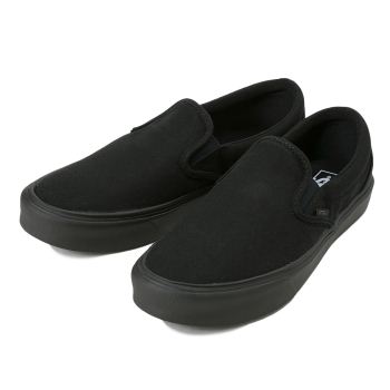 【VANS】 ヴァンズ SLIP-ON LITE+ スリッポン ライト+ VN0004PE186 16SP (CVS)BLK/BLK 5(23)