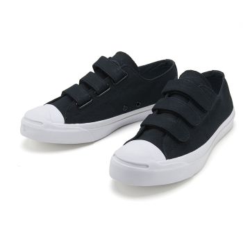 【CONVERSE】 コンバース JACK PURCELL V-3 ジャックパーセル V-3 32262811 BLACK 9(27.5)