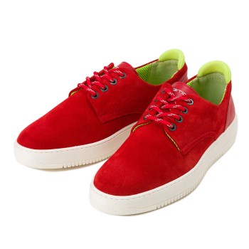 【AMBITIOUS】 アンビシャス 4アイレット スニーカー 4-EYELET SNEAKER LT AM00014 ROSSO 45(28.5-29)