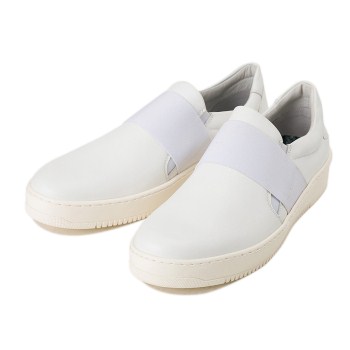 【stefanorossi】 ステファノロッシ GORE SLIP-ON ゴアスリッポン SR03707A BIANCO 45(28.5-29cm)