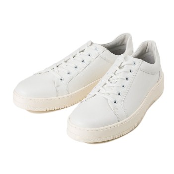 【stefanorossi】 ステファノロッシ LACE UP SNEAKER レースアップスニーカー SR03703A BIANCO 44(28cm)