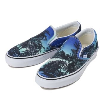 【VANS】 ヴァンズ CLASSIC SLIP-ON クラシックスリッポン VN0003Z4IX4 16SM (V.D)HOFF/BLU 10H(28.5)