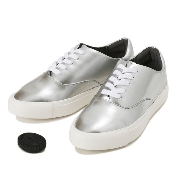 レディース 【HAWKINS】 ホーキンス ローカットスニーカー BRITNEY I/H1.5 HW20104 M.SILVER 8(25)