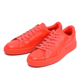 【PUMA】 プーマ Basket Classic Patent Emboss バスケットクラシック パテントエンボス 362035 ABC-MAR限定モデル 01RED BLAST 27.5