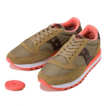 レディース 【SAUCONY】 サッカニー WMNS JAZZ ORIGINAL ウィメンズ ジャズ オリジナル S1044-375 OLIVE/BROWN 9(25.5)