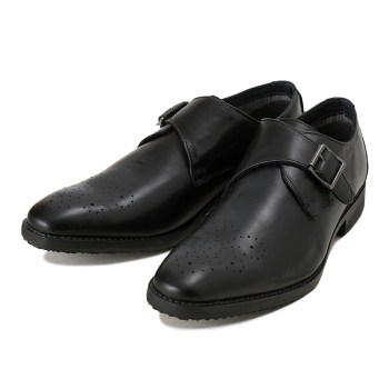 【stefanorossi】 ステファノロッシ LN MONK STRAP N モンクストラップ SR01138N NERO 45(28.5-29)