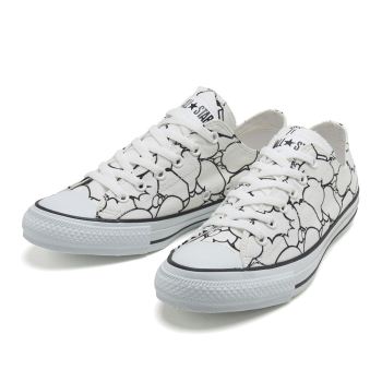 【CONVERSE】 コンバース ALL STAR SPEECHBALLOONS R OX オールスター スピーチバルーンズ R オックス 32168370 WHITE/BLACK 9(27.5cm)