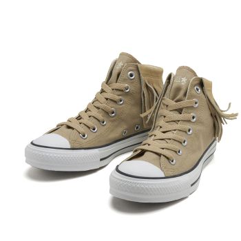 レディース 【CONVERSE】 コンバース ALL STAR FRINGE MID オールスター フリンジ ミッド 32990179 CAMEL 6(25ｃｍ)