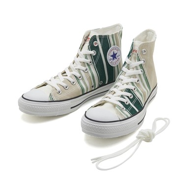【CONVERSE】 コンバース ALL STAR SUNBRELLA HI オールスター サンブレラ ハイ 32960169 BEI/GRN/WHT 10H(29cm)