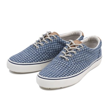 【SPERRY TOP-SIDER】 スペリートップサイダー STRIPER LL CVO INDIGO ストライパーLL キャンバスオックスフォード インディゴ STS13583 AGED BLUE 11