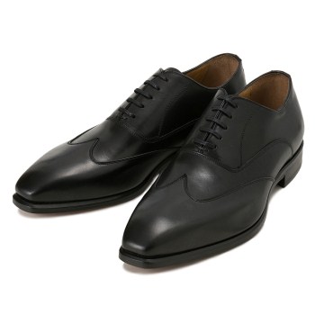 【BENTER】ベンター ドレスシューズ MEDALION W-TIP メダリオンウィングチップ 3014 NERO 44(28)