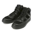 【DABLIU】 ダブリュー ハイカット スニーカー HI-CUT SNEAKER PLAY2 NERO 44(28)
