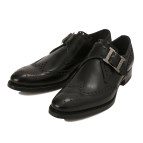 【HARRIS】 ハリス ドレスシューズ MONK モンクストラップ 0411 NOVI CALF NERO 44(28)