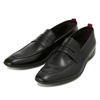 【POLSA】 ポルサ ビジネスシューズ LOAFER ローファー 101746 NERO 45(28.5-29)