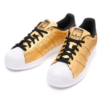 【ADIDAS】 アディダス SUPERSTAR MET スーパースター MET AQ4702 16SP ABC-MART限定 GLD/WTH 26