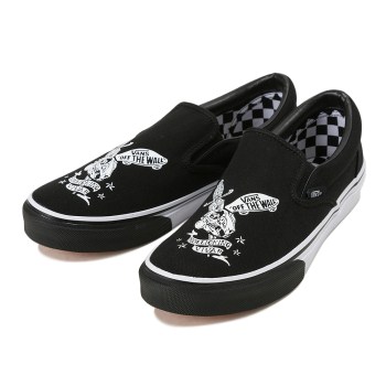 【VANS】 ヴァンズ SLIP ON スリッポン V98RK BONE 16FA RABBIT BONE 8(26)