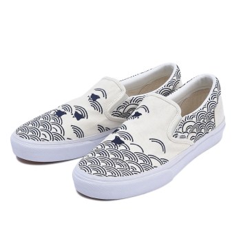 【VANS】 ヴァンズ SLIP ON スリッポン V98GL SEIGAIHA 16FA SEIGAIHA 9H(27.5)