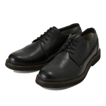 【HAWKINS】 ホーキンス PLAIN TOE LEATHER プレーントゥレザー HL90034 BLACK 45(28.5-29cm)