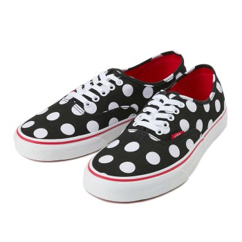 【VANS】 ヴァンズ AUTHENTIC オーセンティック VN0004MLJPD 16FA (P.DOT)BLK/F.RD 9(27)