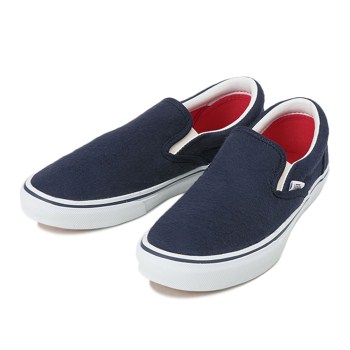 【VANS】 ヴァンズ SLIP ON スリッポン V98CL SHAGGY 16FA NAVY 10H(28.5)