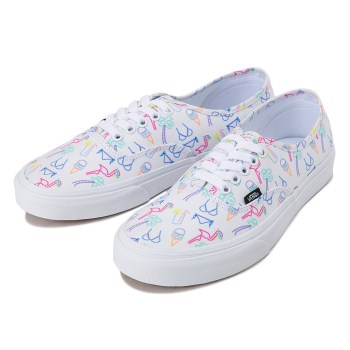 【VANS】 ヴァンズ AUTHENTIC オーセンティック VN0004MLJP0 16FA (NEON)TRP/WH 8H(26.5)